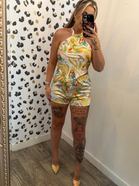 Silk Short Set