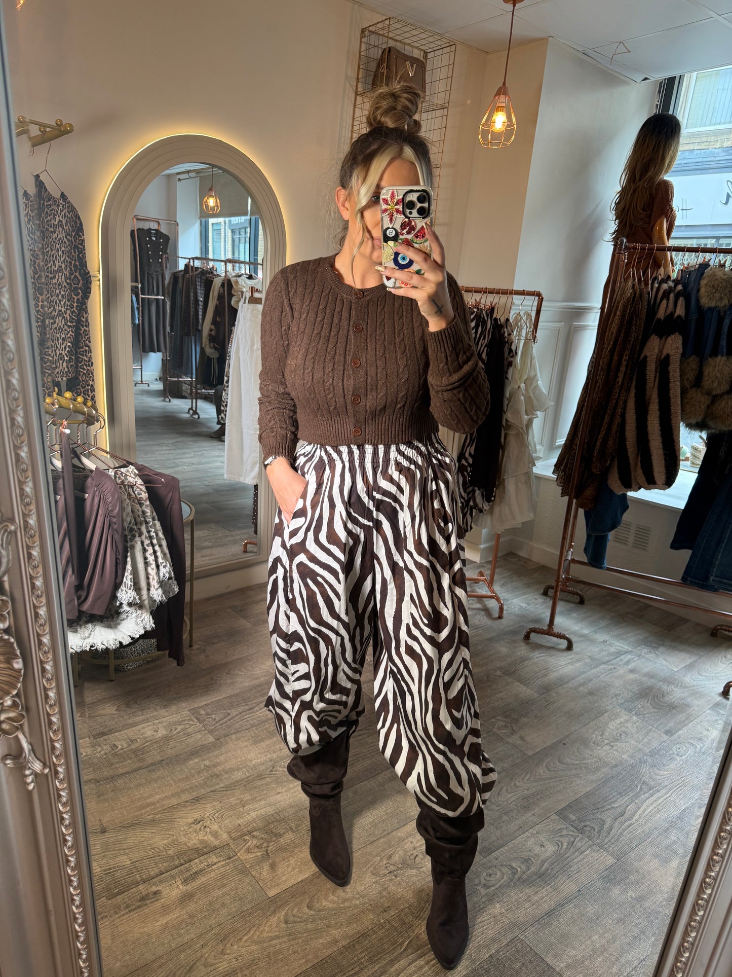 Brown Zebra Pants