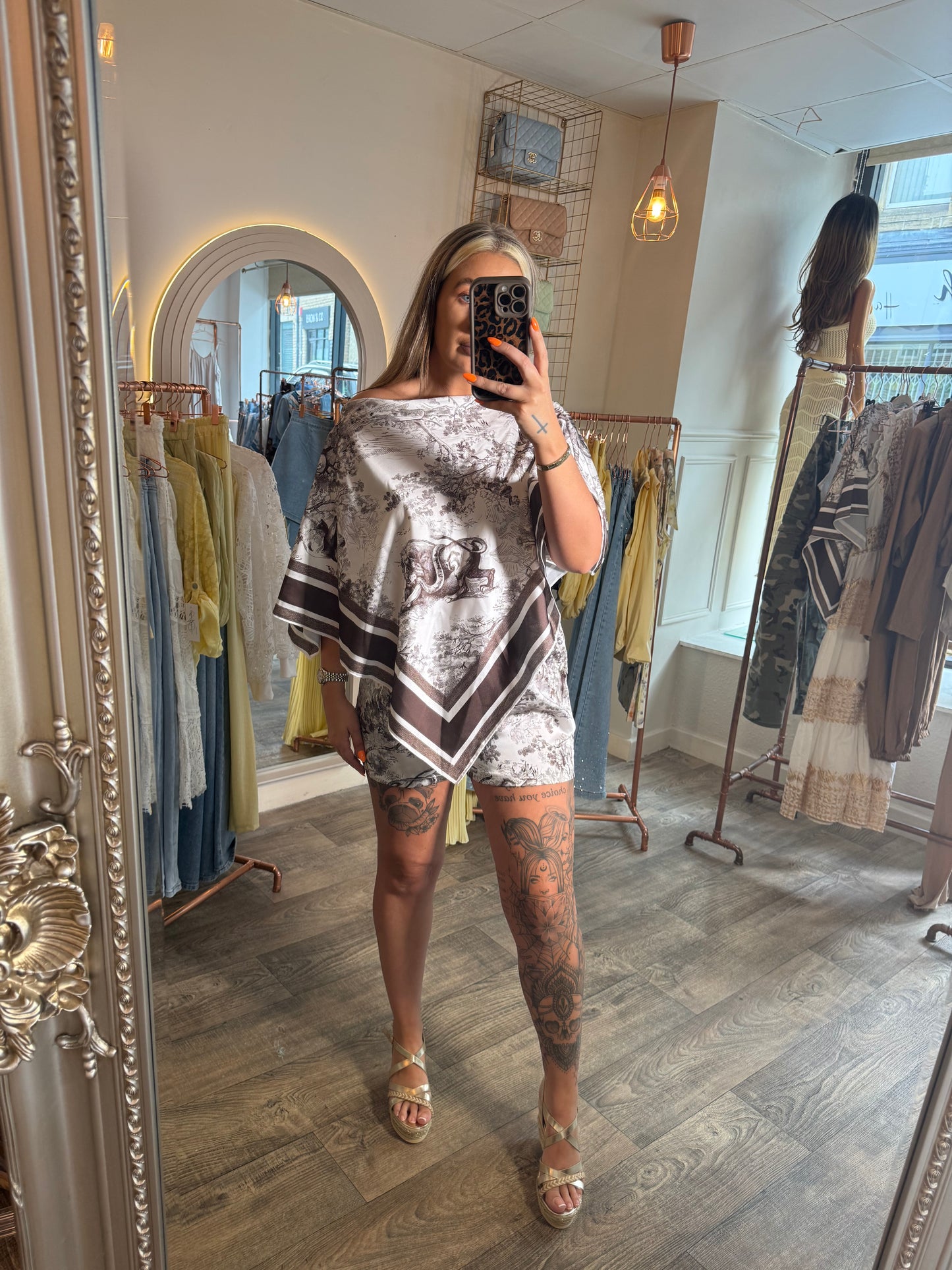 Silk Poncho Sets 3 Colours