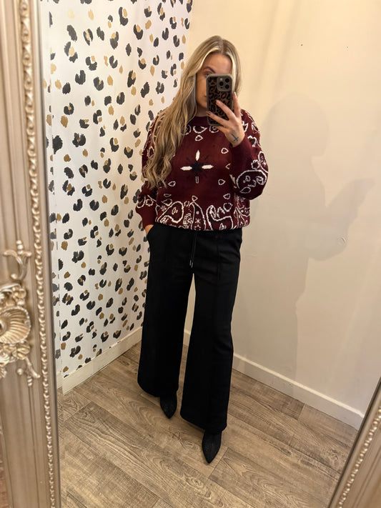 Burgundy LUXE Jumper