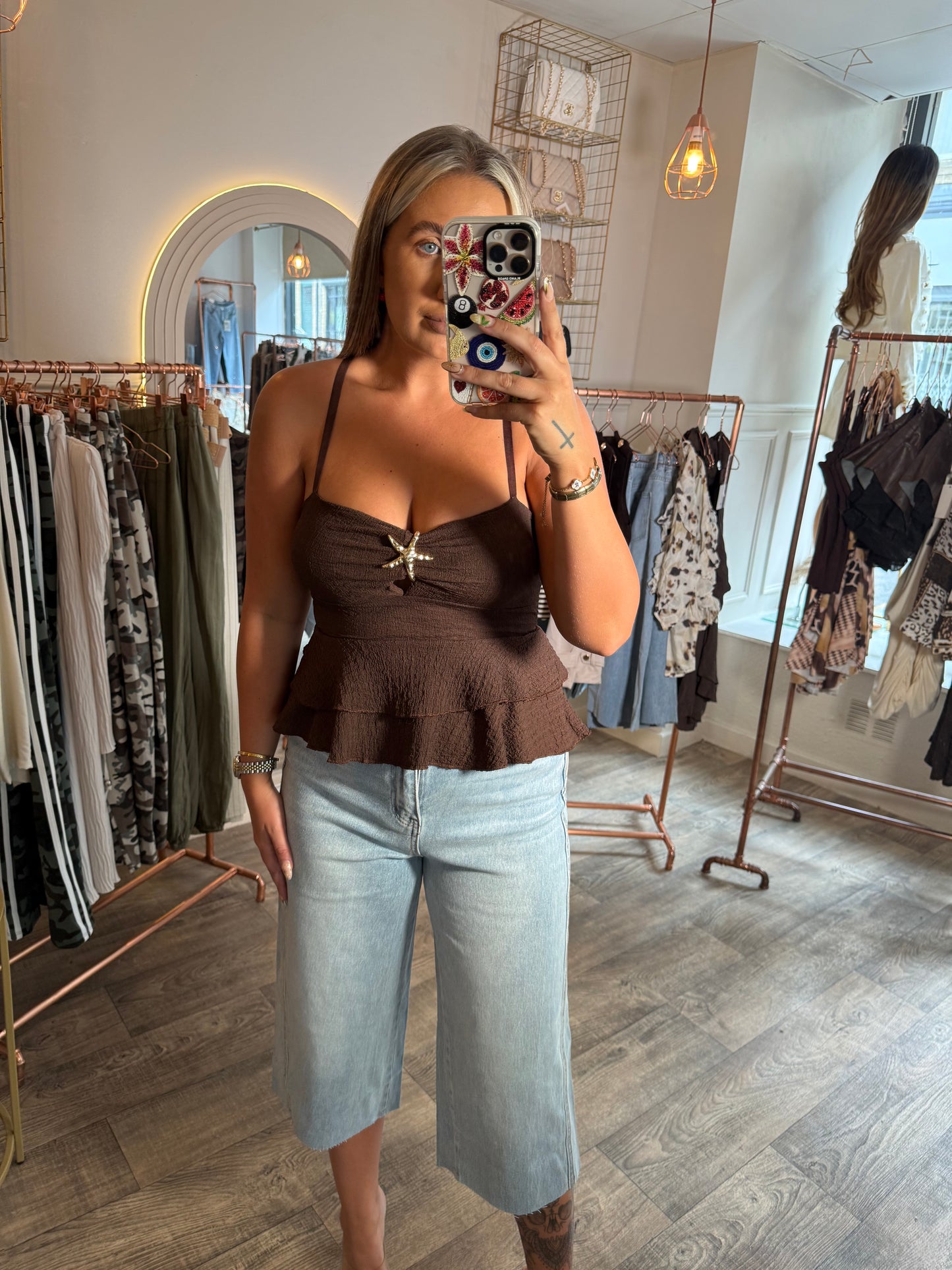 Starfish Top Brown