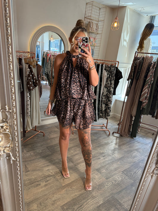 Desert Leopard Playsuit