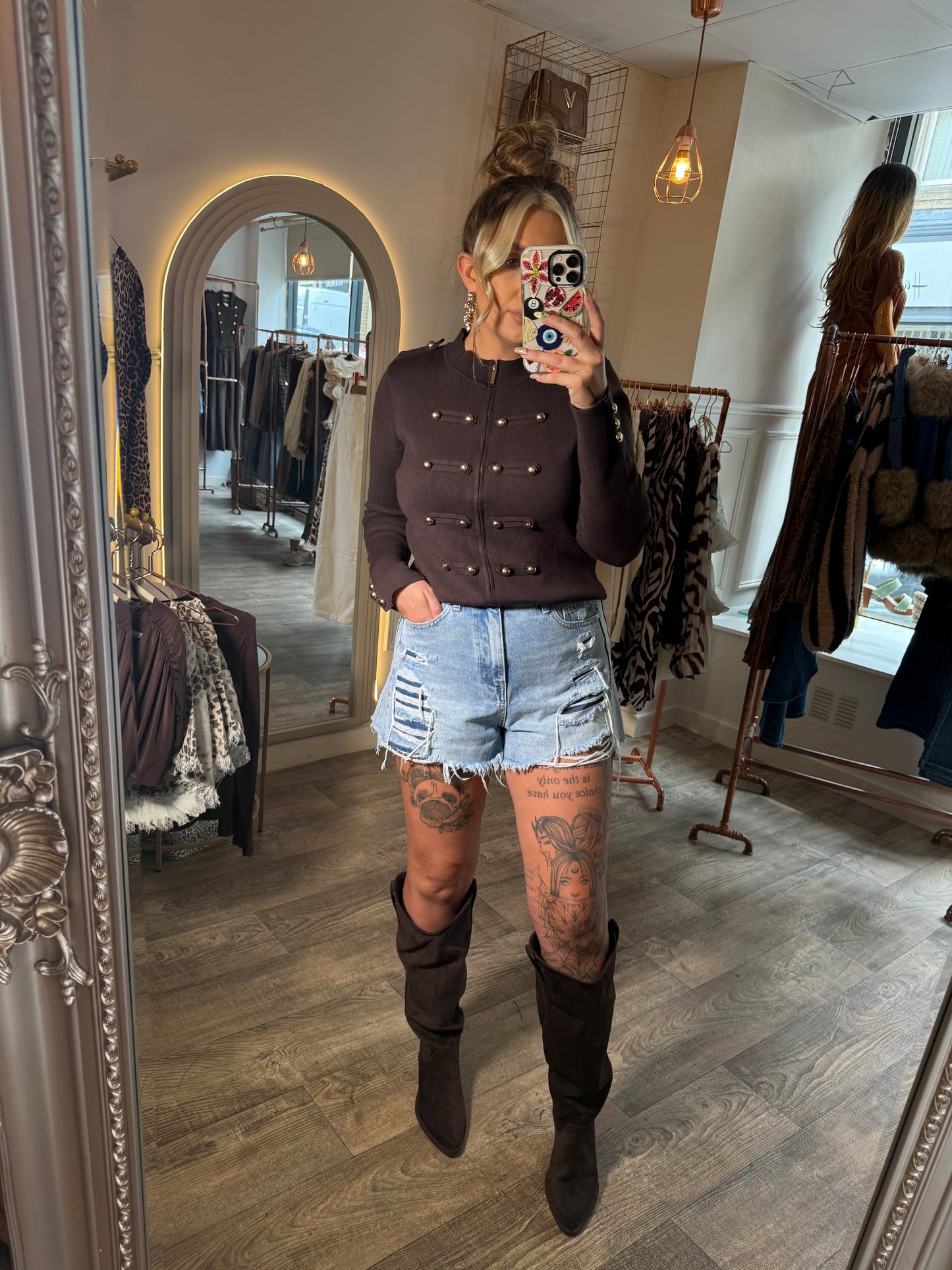 Military Knitted Jacket