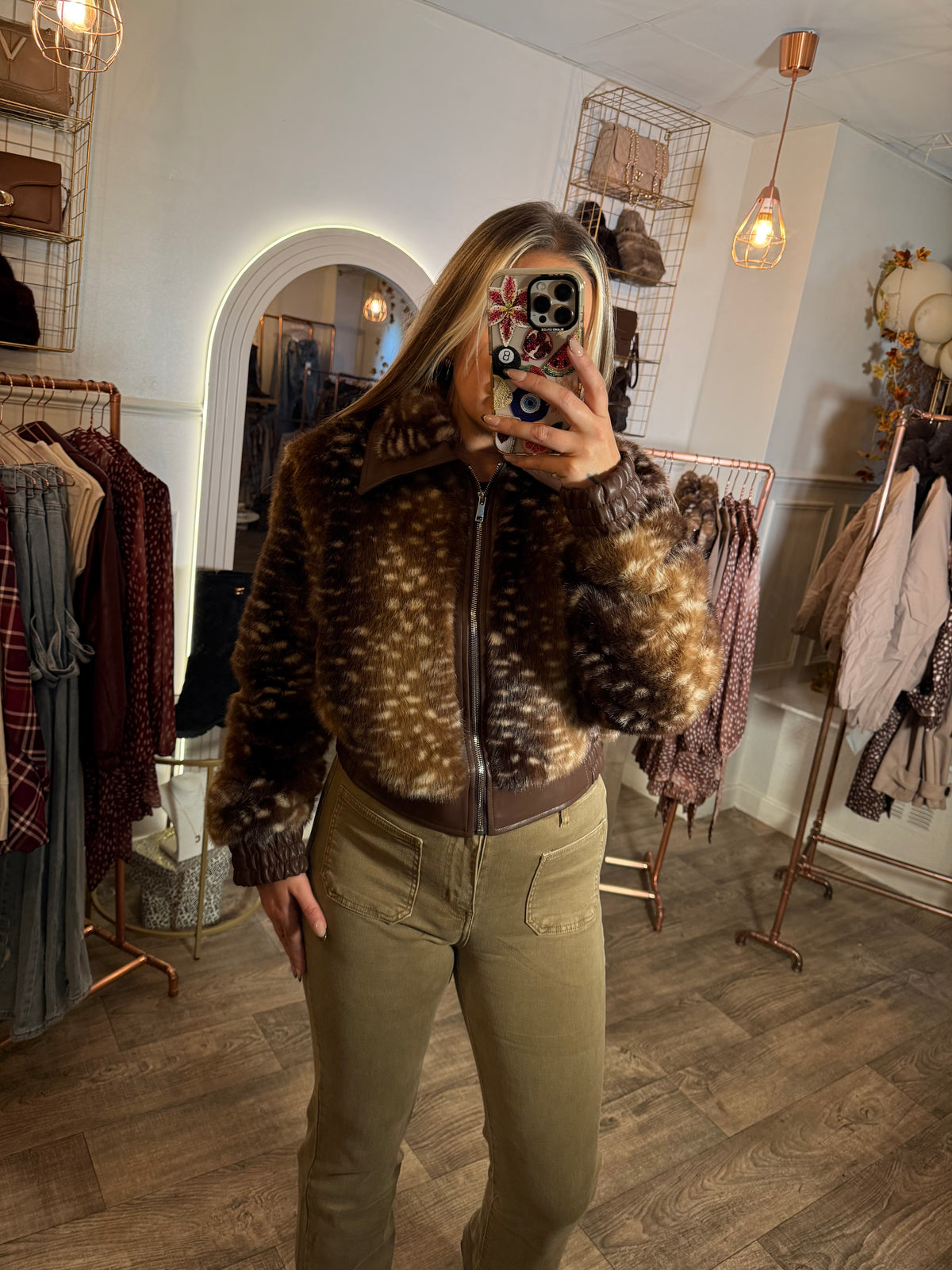 BAMBI Faux Fur Jacket