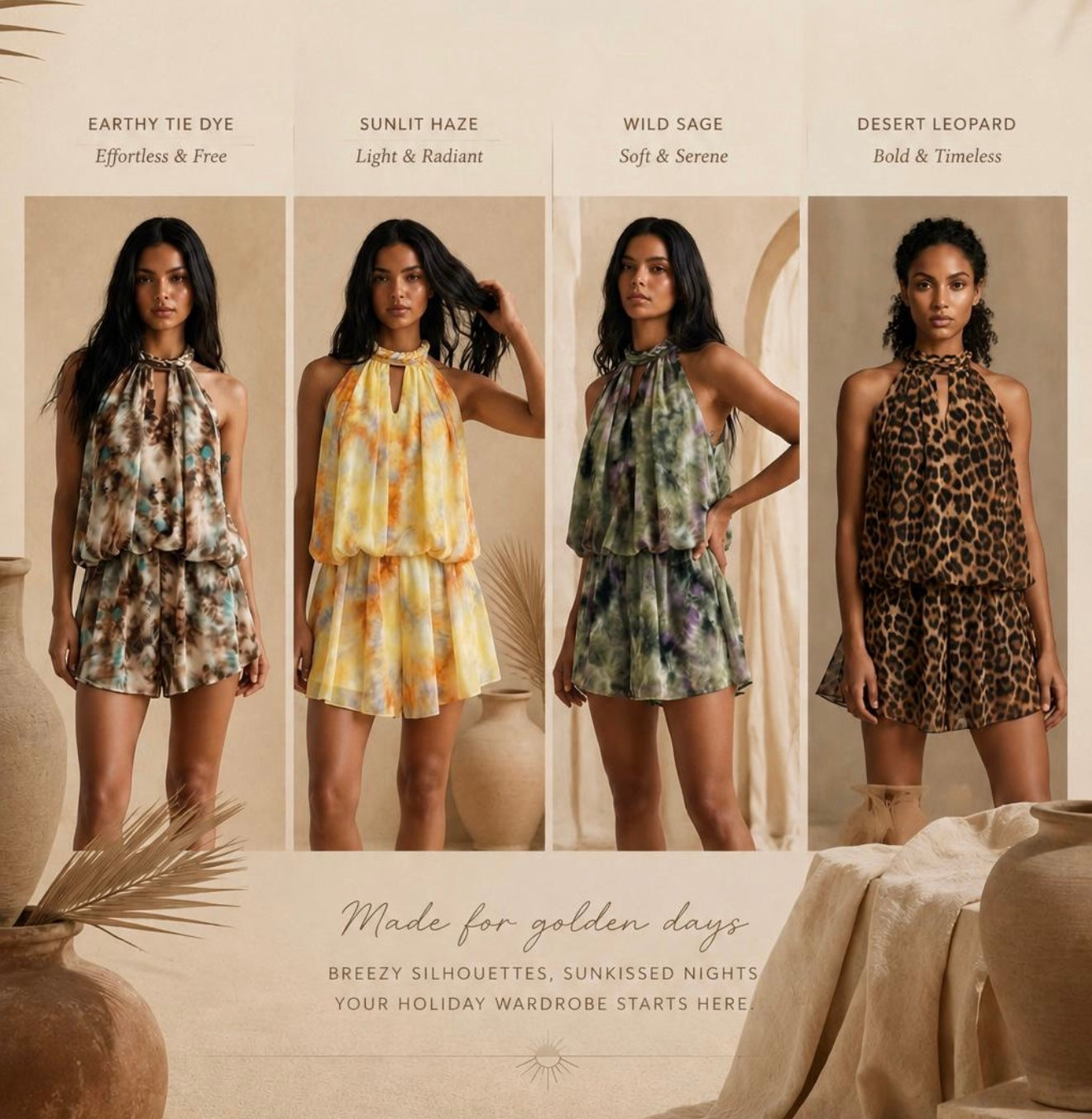 Vacay Ready Playsuits 4 Styles