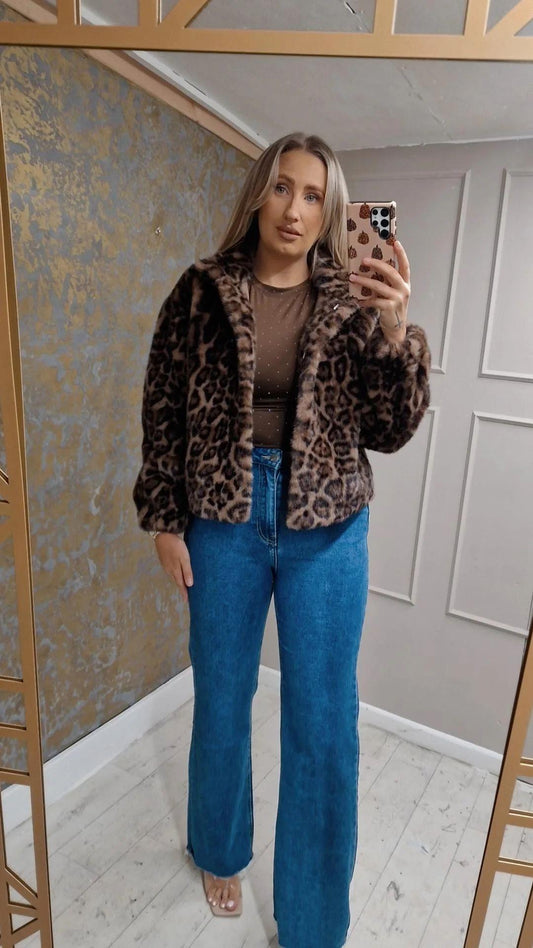 Leopard LUXE Faux Fur