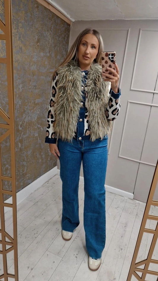 FAUX Fur Gilet