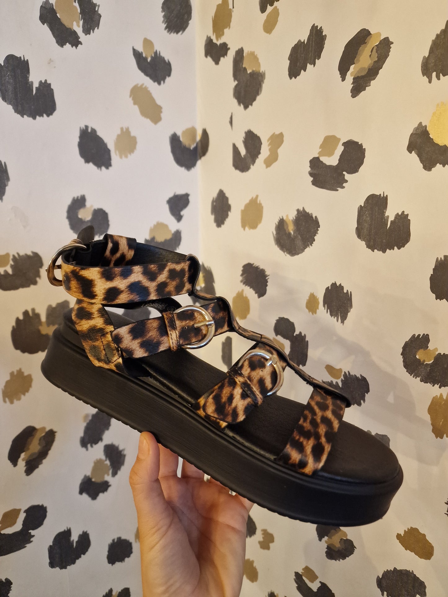 Leopard Sandal