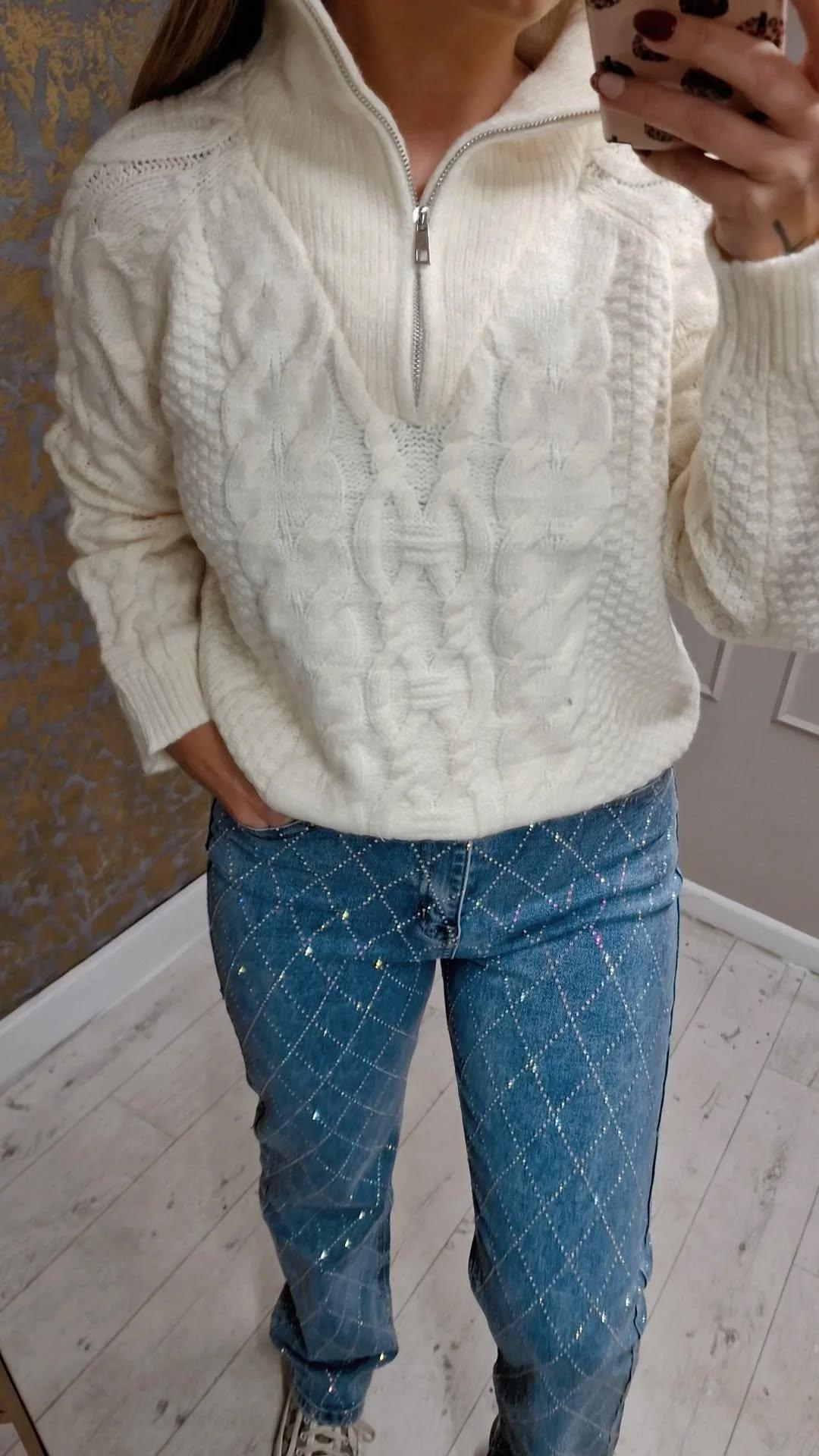 Cream Cable Jumper